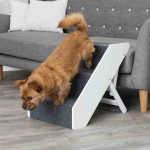 Dog Stairs - Safe, Adjustable Wooden Indoor Steps For Your Dog Off the Bed or Sofa (Dogs up to 40kg)