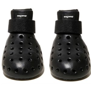 WagWear Mojave - Breathable Rubber Dog Boots for Extra Grip & Paw Protection (two boots)