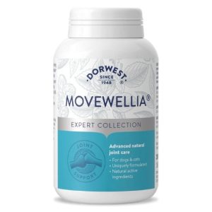 Dorwest MoveWellia Tablets For Dogs - Joint Support & Stiffness Relief 100, 200 or 500 Tablets