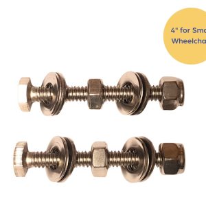 Walkin' Wheelchair - Wheel and Tyre Hardware Kit (Set of 2)