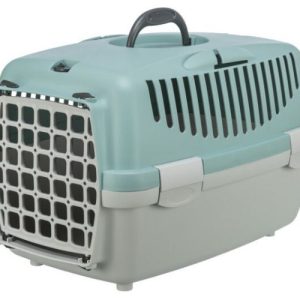 Plastic Dog Crate - Lightweight Convenient Transport For Your Dog with Handle up to 8kg - 37 × 34 × 55cm