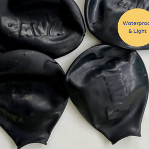 PawZ Rubber Dog Boots - Waterproof & Best For Light Use (Black)